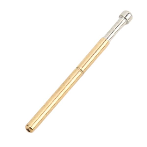 Gold Plated Spring Test Probe with 9mm Total Length 6.5mm Tube Length and 2.5mm Needle for PCB Testing
