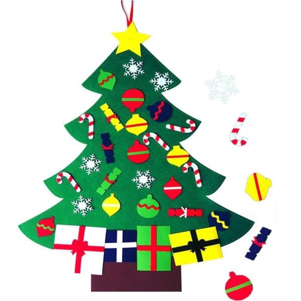 Detachable Ornaments Handcrafted Christmas Decorations , Christmas Crafts For Kids