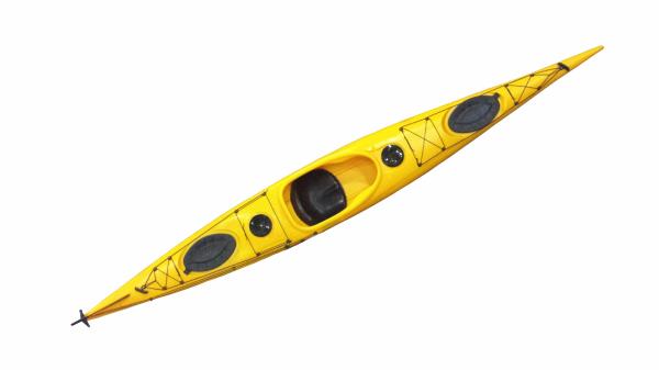Fast Speed Sit In Fishing Kayak , Light Weight Sit In Angler Kayak With Elastic Cord
