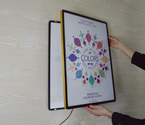 Standard Size LED Advertising Light Box /  Lighted Picture Frame Box