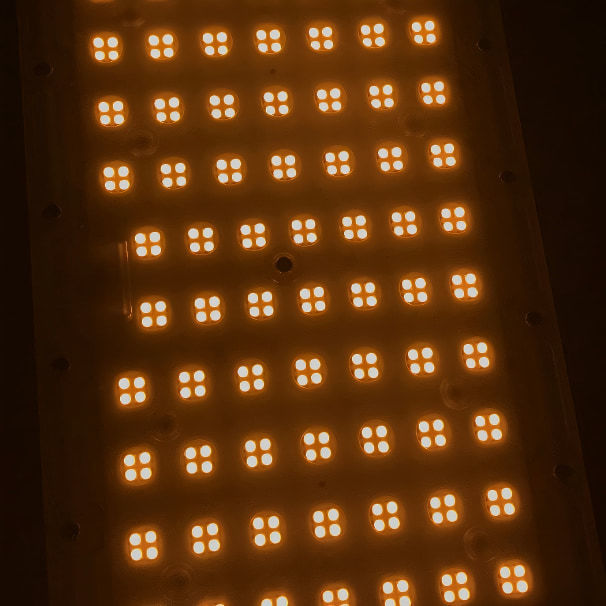 Custom 200W LED Light Module Cover 90 Degree Optical PC Lens 14s20p 2200K SMD 3030 LED PCB Board