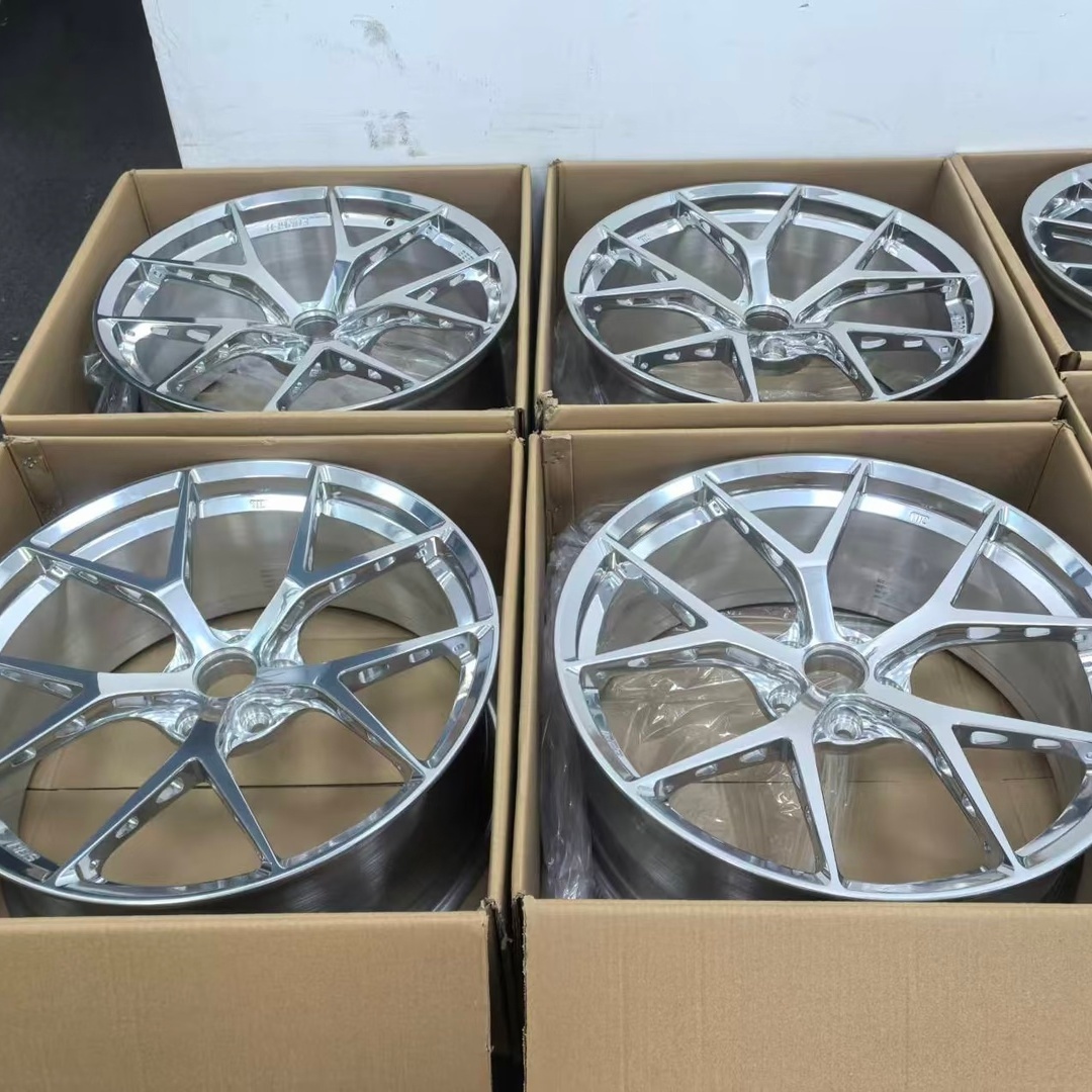 6061-T6 Forged Chrome Y-spoke BBBS Style Wheels  5x114.3 5x112 5x120 PCD 17-24 Inch Car Rims for Benz BMW Audi Suv Ford Tesla