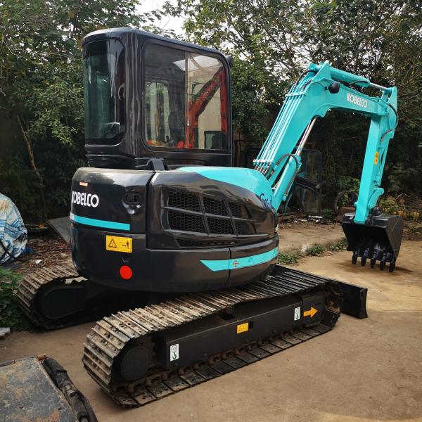 Used Kobelco SK55 Excavator 5 Ton Mini Excavator in Shanghai Operating Weight 5290KG