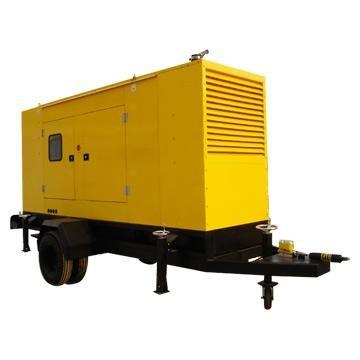 O reboque de CUMMINS montou consumo de combustível 80KW/100KVA diesel do gerador baixo