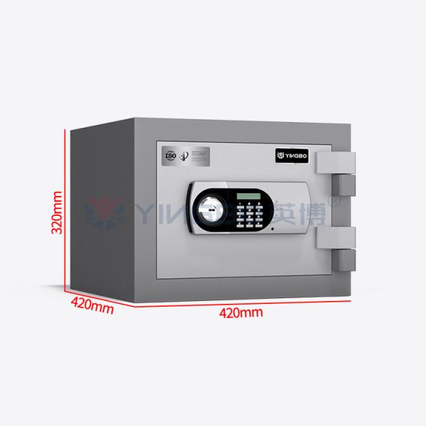 Solid Steel Fire Resistant Safe 2 Hour Fireproof Fire Test Certified Theft Protection Safe