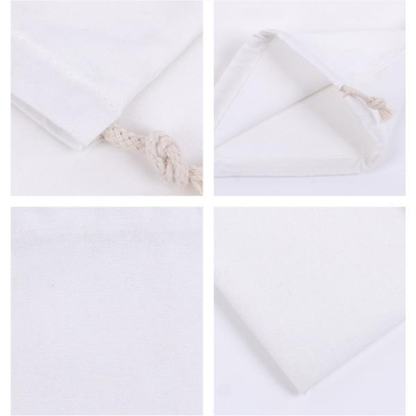 Reusable Storage Produce Cotton Muslin Drawstring Bags