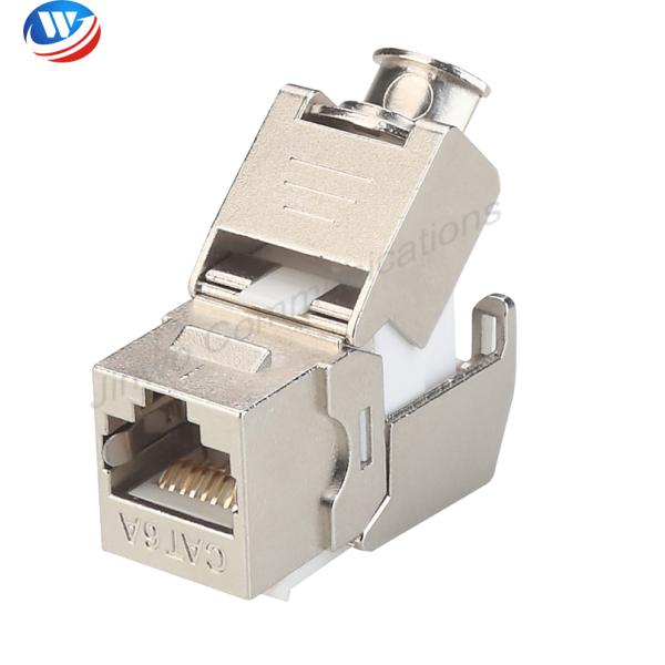 Insulation Resistant CAT6A RJ45 Keystone Jack Shielded Toolless Keystone Jack