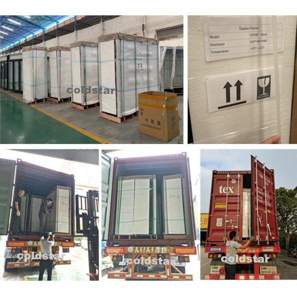 Commercial Upright Freezer Beer Display Fridge Monster Energy Drink Display Cooler