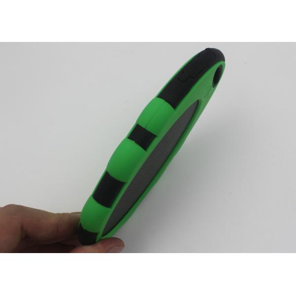 5000 mAh Oval Shape Solar Mobile Usb Power Bank Battery Pack For Travel