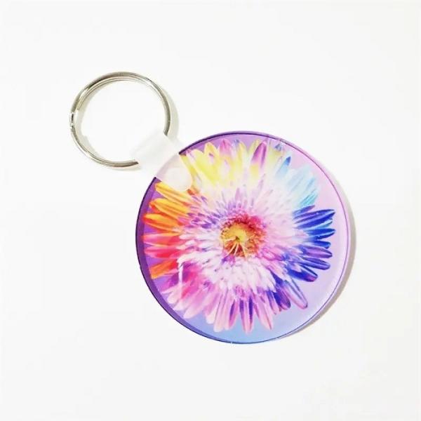 Custom Blank Sublimation Acrylic Keychain For Sublimation Printing