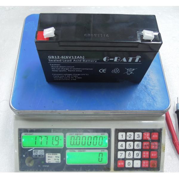 Leakproof Alarm 3FM20 6V5Ah Dry Lead Acid Battery M5 Terminal