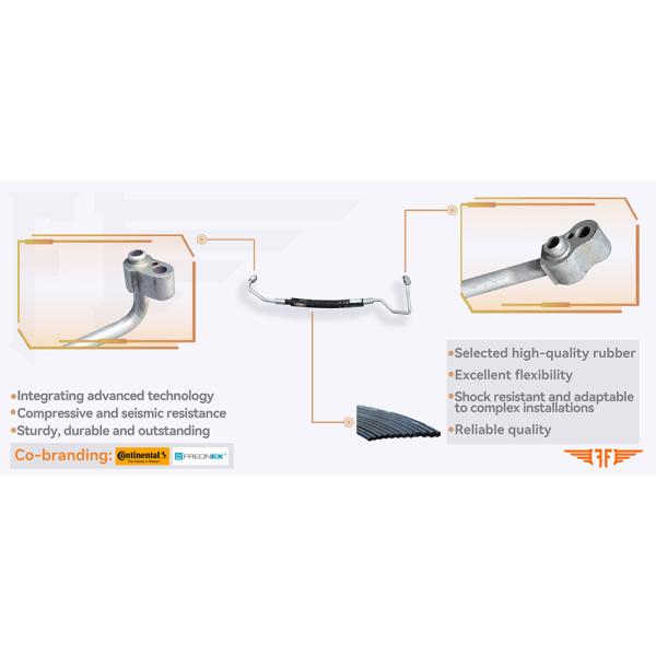 Toyota 88711-22501 Car AC Discharge Line Cressida AC Pipeline Fits 88-91