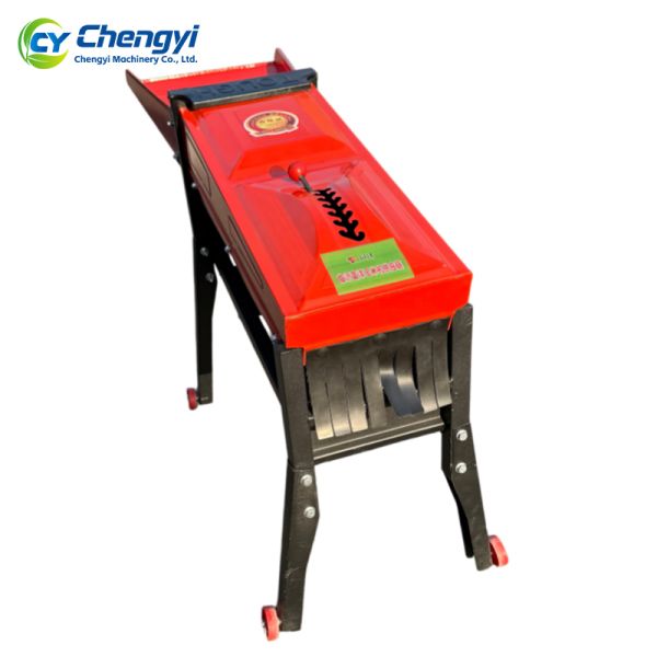 Steel Corn Thresher With Blower Durable Maize Sheller Cleaning Machine