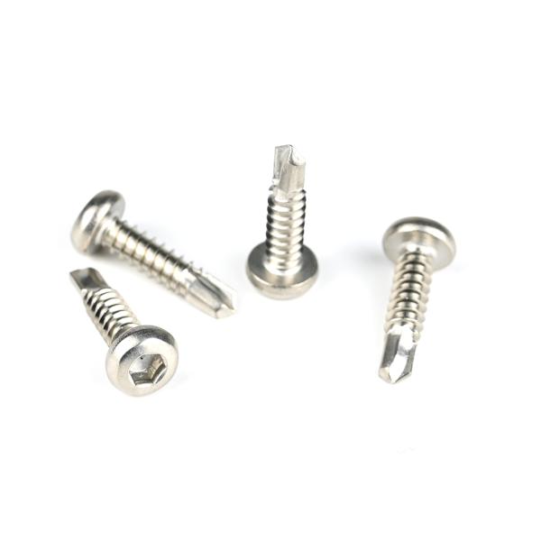 Цинковая сухостроительная стена, кровельная отделка, самосверлительные стальные винты для деревянных ограждений с прочной структурой