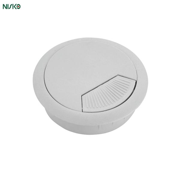 Round Cable Grommet Cabinet Fittings Lightweight Wear Resistant