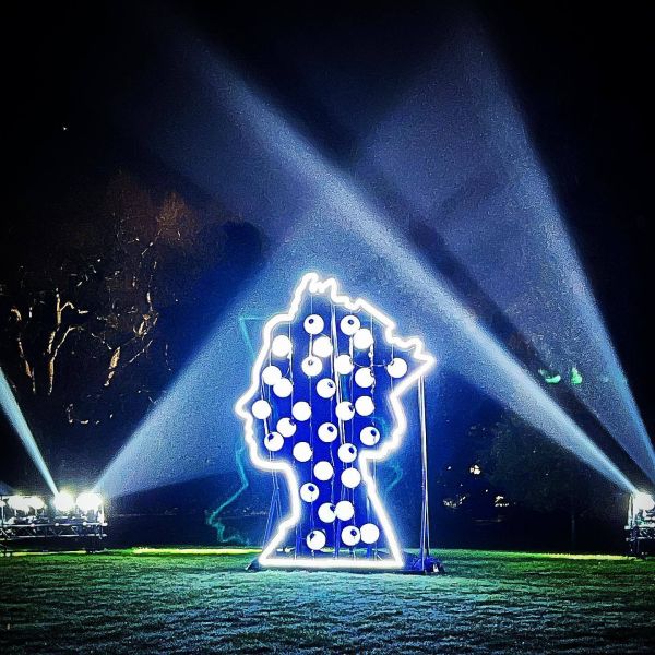 Art Museum 300mm Addressable DMX Hanging LED RGB Artnet Pixel Sphere Ball Lights