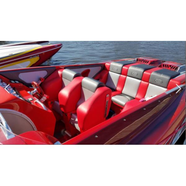 Faux PVC драпирования шлюпки 3mm ткань продолжительного кожаного кожаная для автомобиля