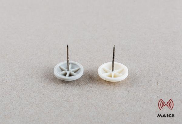 Sensormatic Hard Tag Pin Smooth Or Grooved Nail Surface Stainless Steel Material