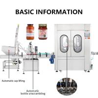 Machine de remplissage et d'enveloppe de liquide gouttière bouteille de remplissage encapsulation d'étiquetage bouteille vis fil cap capper