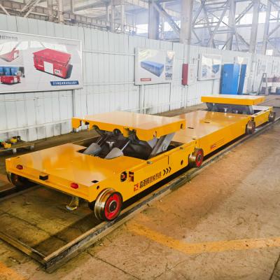 Scissor Lifting Agv Carts Mold Agv Transfer Cart Heavy Load