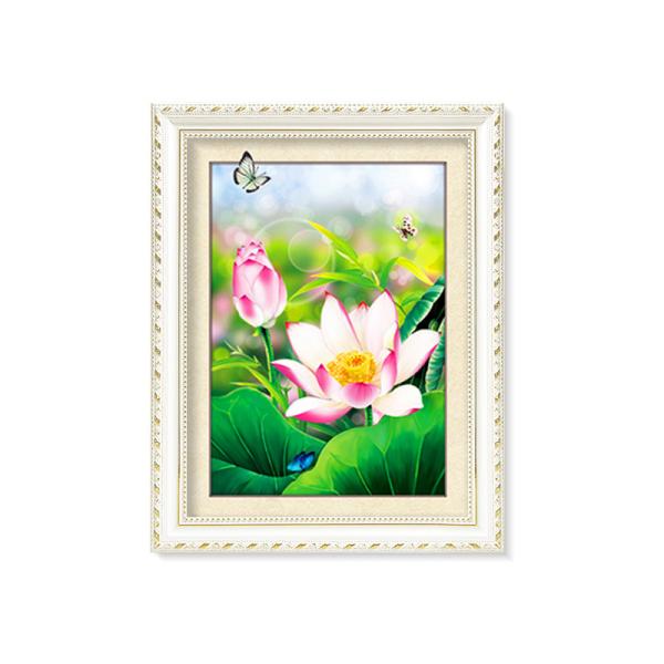 Large Format Lenticular Photo Printing 0.6mm PET+157g Coated Paper Material