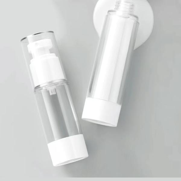 プラスチックエアレスボトル 15ml～120ml スプレーヘッド付き