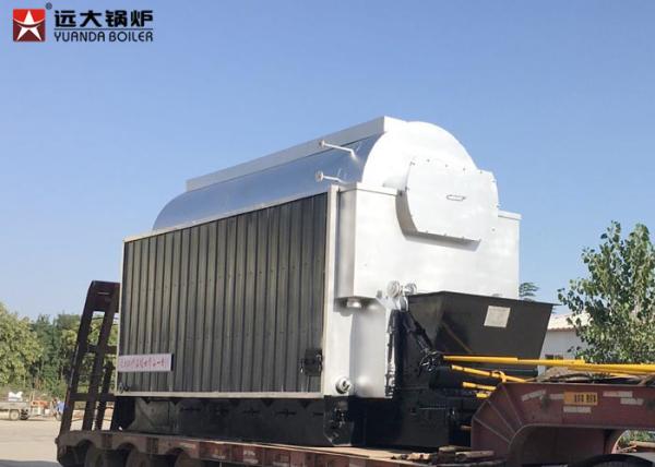 Horizontal 5 Ton Wood Fired Steam Boiler , Biomass Fuel Boiler For Paper Mill