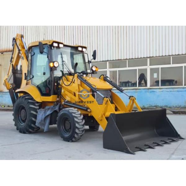 4WD Powerful Backhoe Loader SAM388 with Cummin Engine Hot Sale in Jamaica
