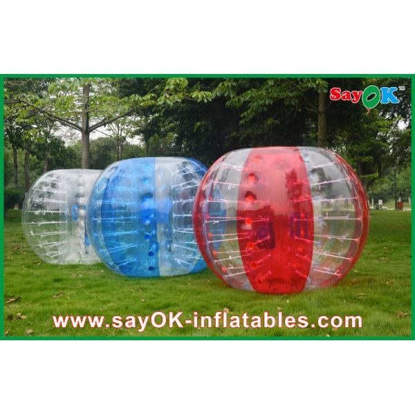 Wholesale Human Inside Bubble Soccer Ball Suit Bumperball PVC Inflatable Body Bumper Ball For Family Sports