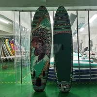 Tissu de point de baisse Paddleboard Standup gonflable pour le célibataire