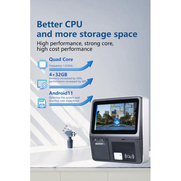 Thermal Transfer Printer Technology 11.6 Inch Android POS Kiosk for Supermarket Restaurant 4GB 32GB NFC 58mm Touch Screen