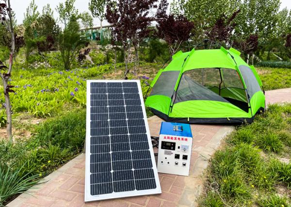 Quick Charge Outdoor Solar Lighting System Polycrystalline Silicon 500W 220V