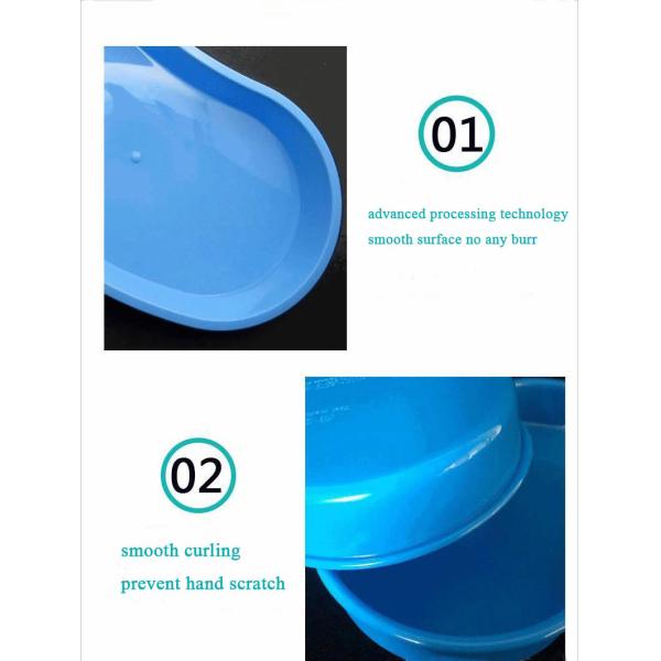 Plastic Transparent Disposable Kidney Dish Emesis Basin 500cc For Medical Use