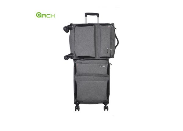 Snowflake Trolley Carry-on Checked Luggage Bag With Spinner Wheels