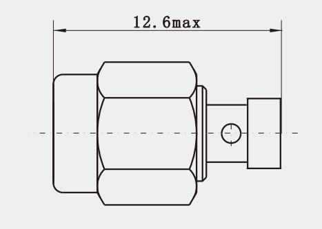 Ruído reto masculino impermeável 7/16 de conector L29 de aperto para cabo ondulado de 1/2