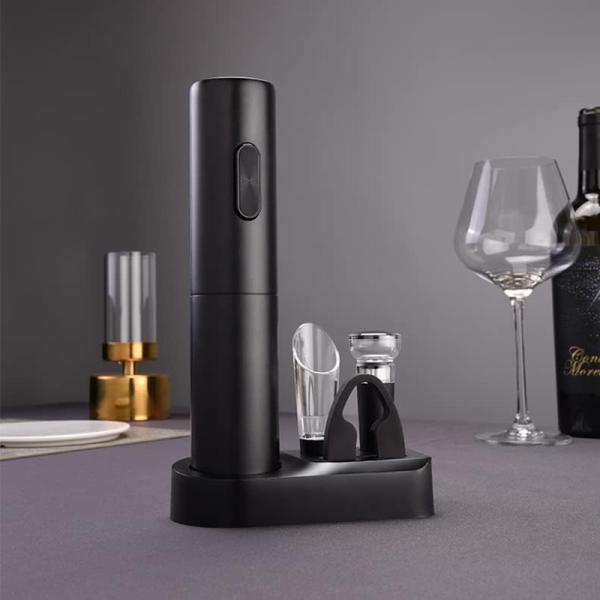 Adult FDA Electric Wine Opener Set With Color Box Foil Cutter