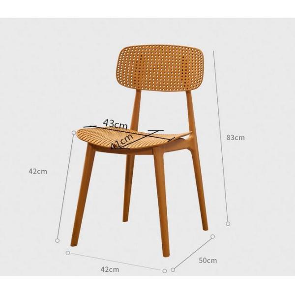 Nordic web celebrity dining chair modern simple book desk chair plastic household chair to negotiate leisure chair