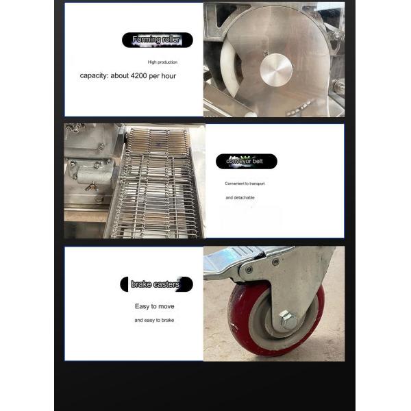 860*600*1400mm Fully Automatic Commercial Burger Patty Machine High Productivity