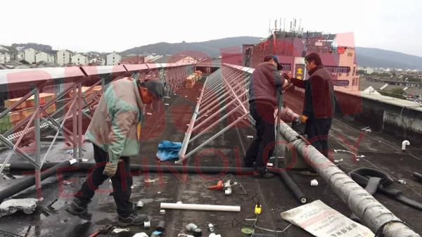 Coletor solar múltiplo de aço inoxidável de tubo de vácuo para o projeto com 50 tubos