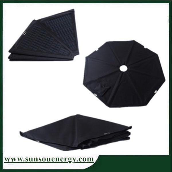 Special umbrella 60w solar panel charger kits, high efficiency  foldable solar panel charger kits for beach / square etc