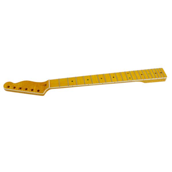 21-Fret guitarra elétrica pescoço Canadá Madeira de bordo para Fender Telecaster Neck Fingerboard Abalone Shell Position Markers