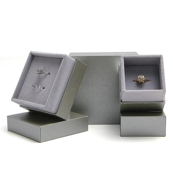 Boîtes de bijoux en papier de velours Conception personnalisée Hanhong Emballage écologique