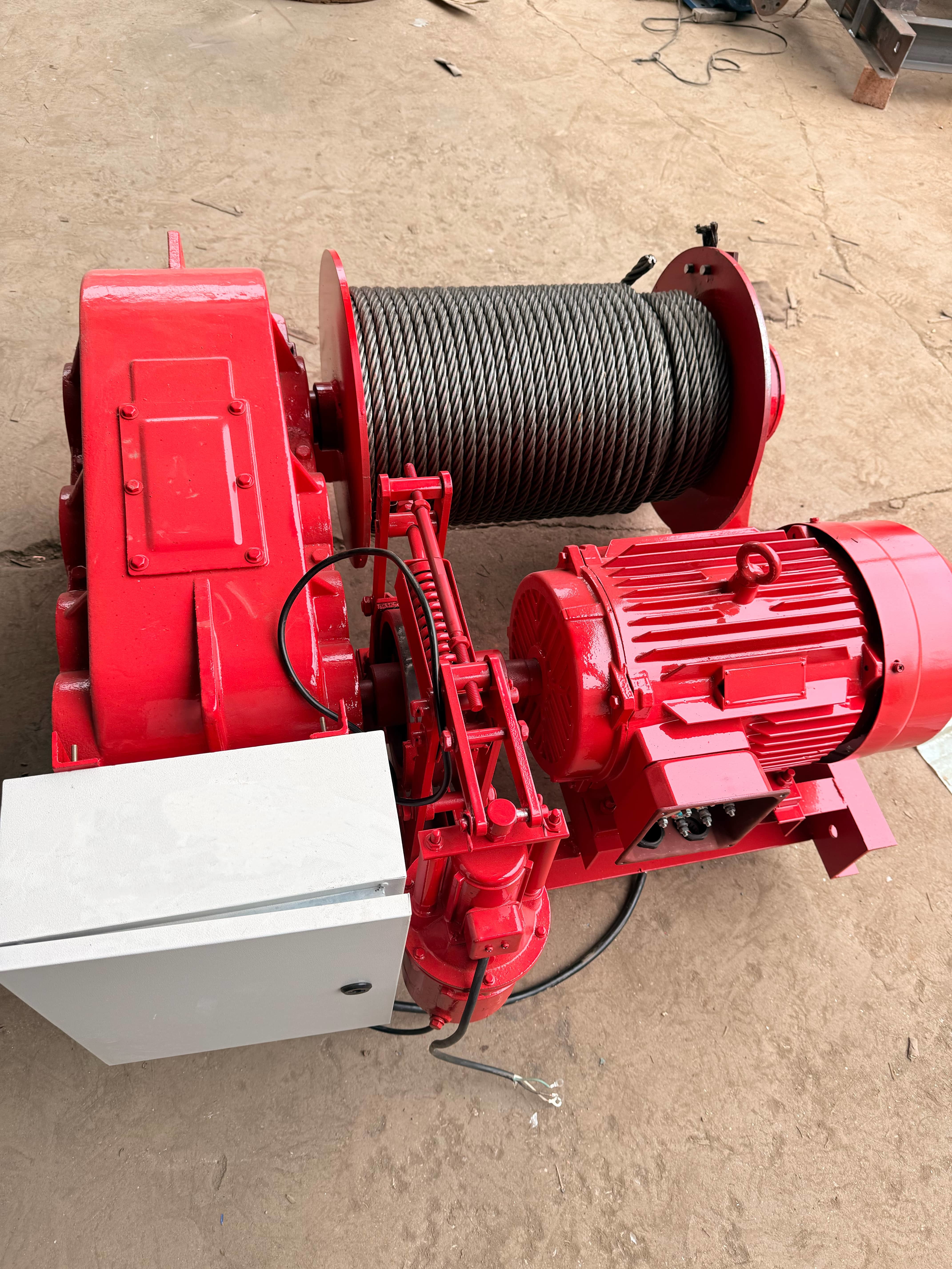 High Efficiency Wire Rope Electric Winch Heavy Duty Wire Rope Winch Durable