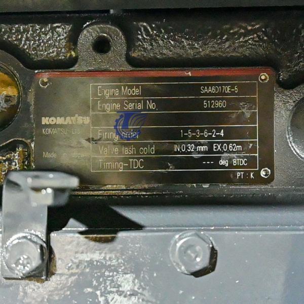 Komatsu PC1250-8 Complete Diesel Engine , Stable SAA6D170E-5 Engine Assembly