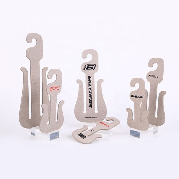 Custom Logo Flip Flop Paper Hanger with Starch Based Adhesives 100mm x 200mm