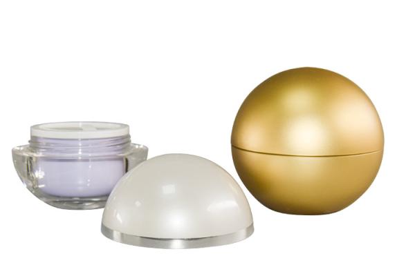 Frasco de creme acrílico redondo 15ml 30ml   50ml