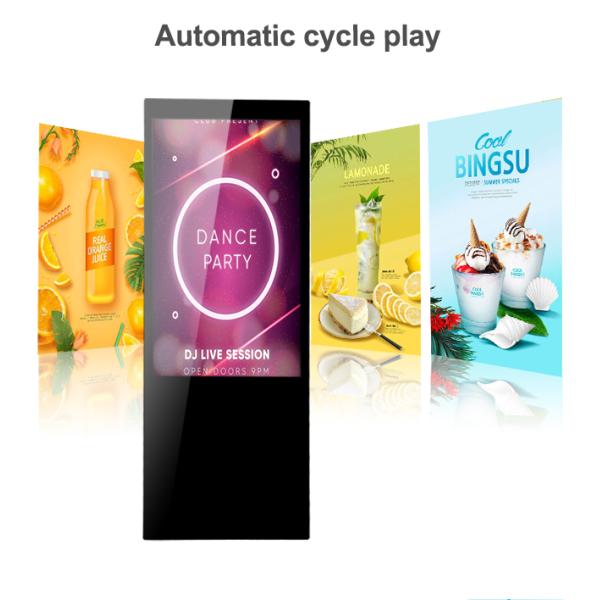 Складной автономный медиа-проигрыватель Signage LCD портативный цифров с передвижным рицинусом