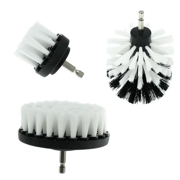 Vibratite Extended Drill Brush Attachment For Carpet Corner Cleaning