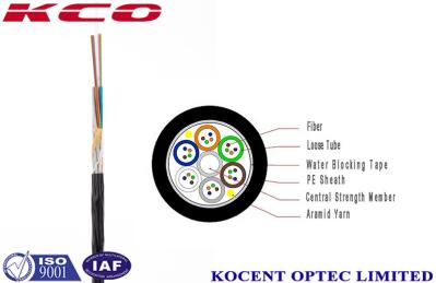 24 Core Optical Fiber Cable Multimode 9 / 125 Fast Underground Network Installation