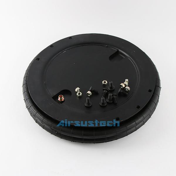 GUOMAT Convoluted Rubber Air Spring Suspension With Bracket For Semi-Trailer